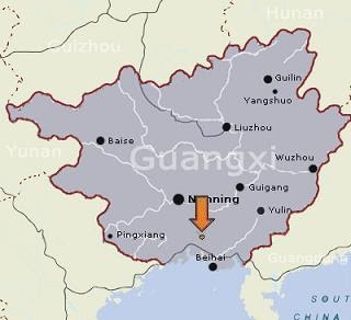 Con el corazón en China Qinzhou City SWI (Guangxi)