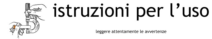 Istruzioni per l'uso