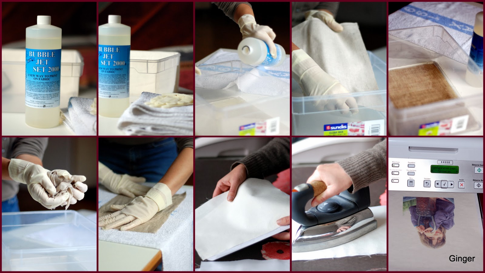 comment appliquer un transfert sur tissu