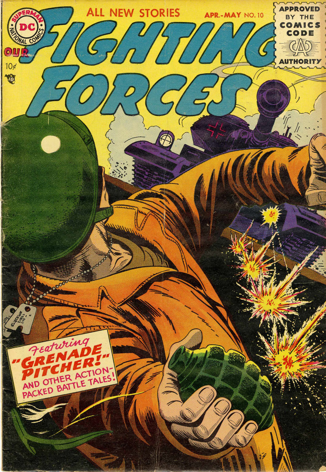 Read online Our Fighting Forces comic -  Issue #10 - 1