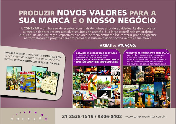 CONEXÃO EVENTOS - http://www.conexaoeventos.com.br