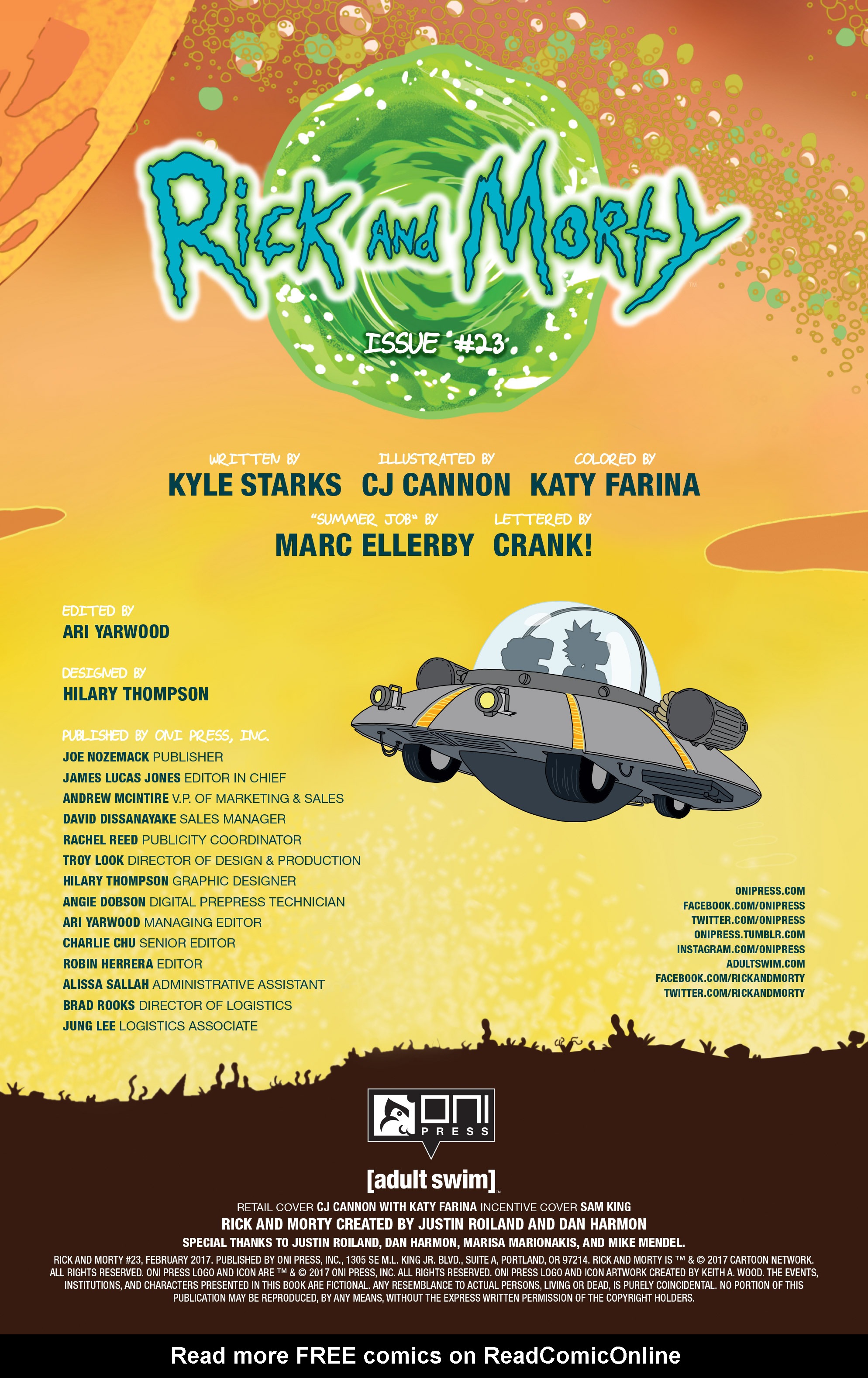 Read online Rick and Morty comic -  Issue #23 - 2