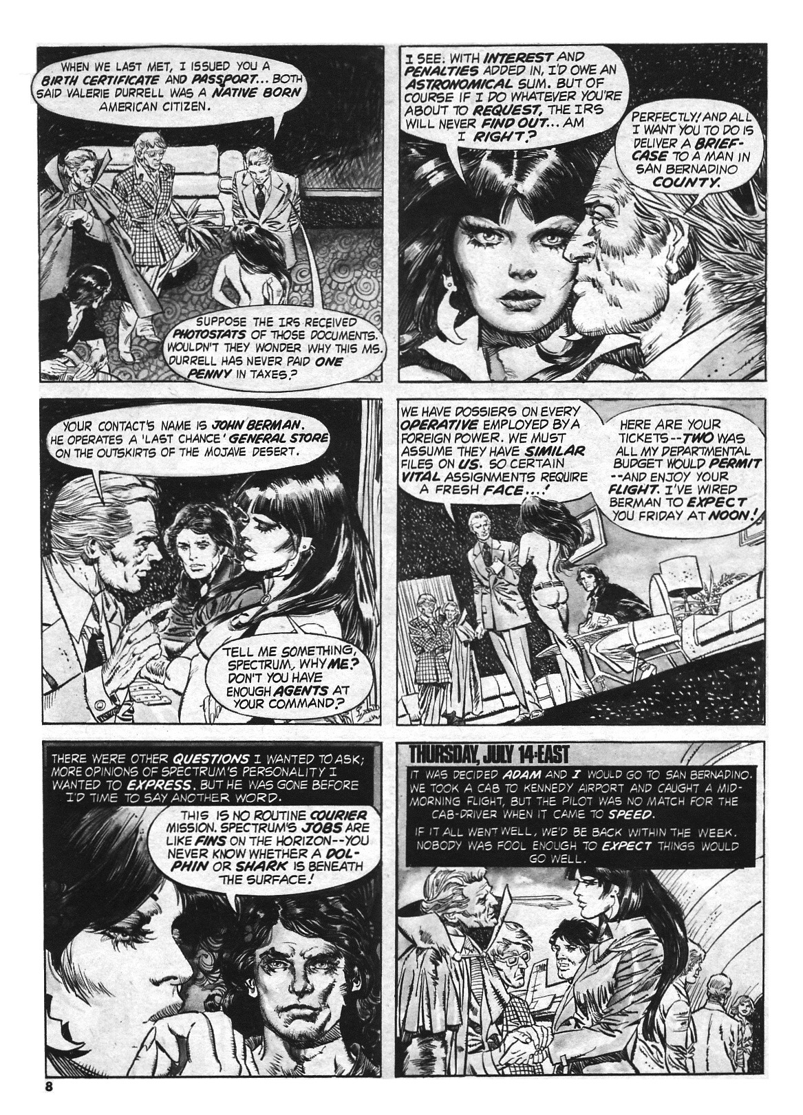 Read online Vampirella (1969) comic -  Issue #64 - 8