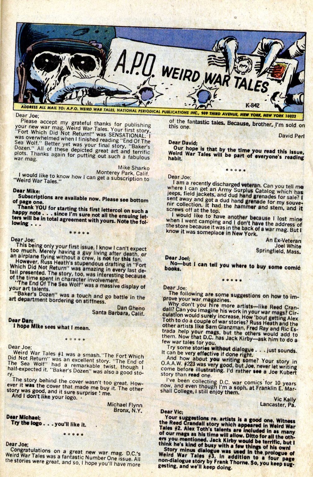 Read online Weird War Tales (1971) comic -  Issue #4 - 41