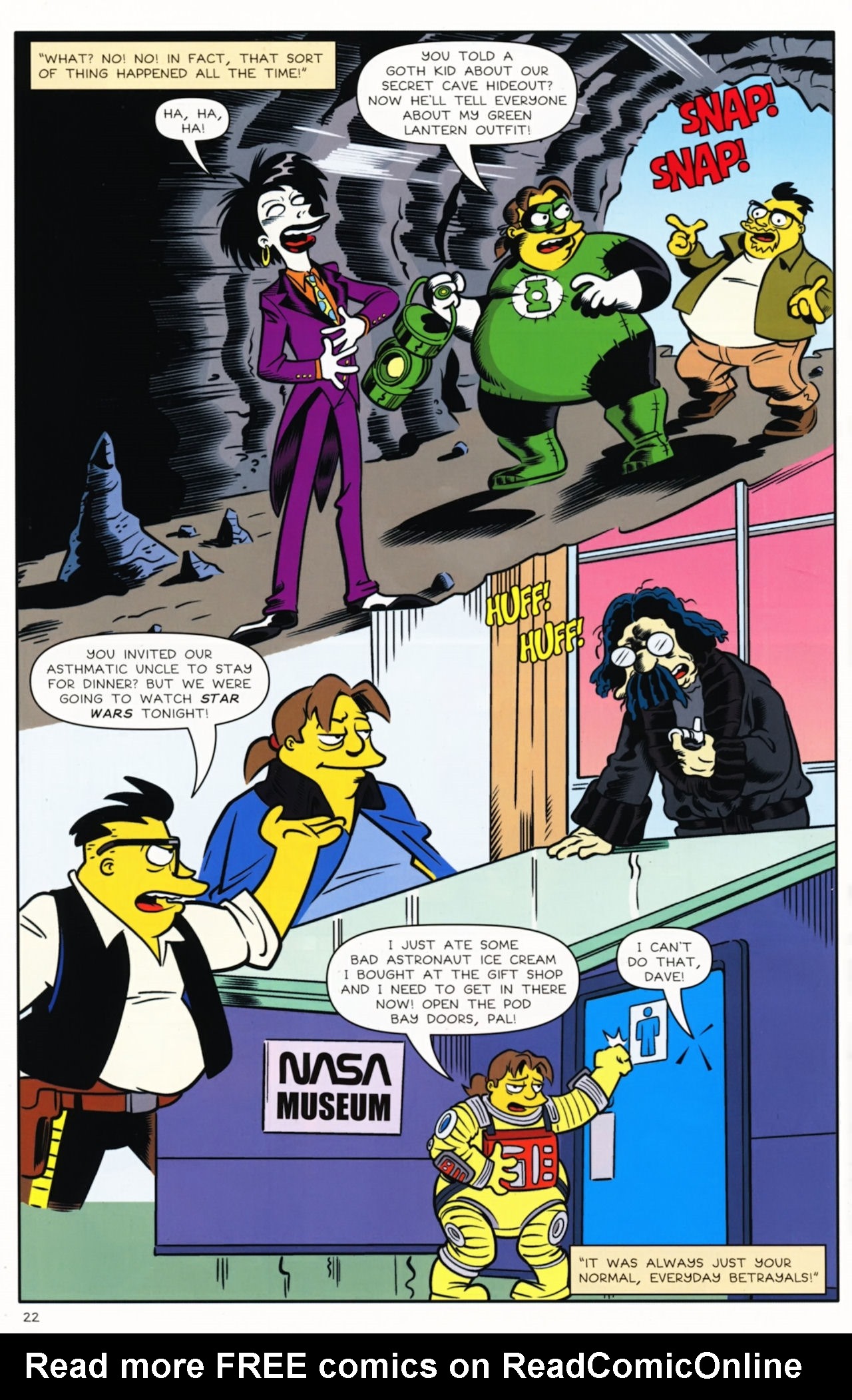Read online Bongo Comics presents Comic Book Guy: The Comic Book comic -  Issue #5 - 24