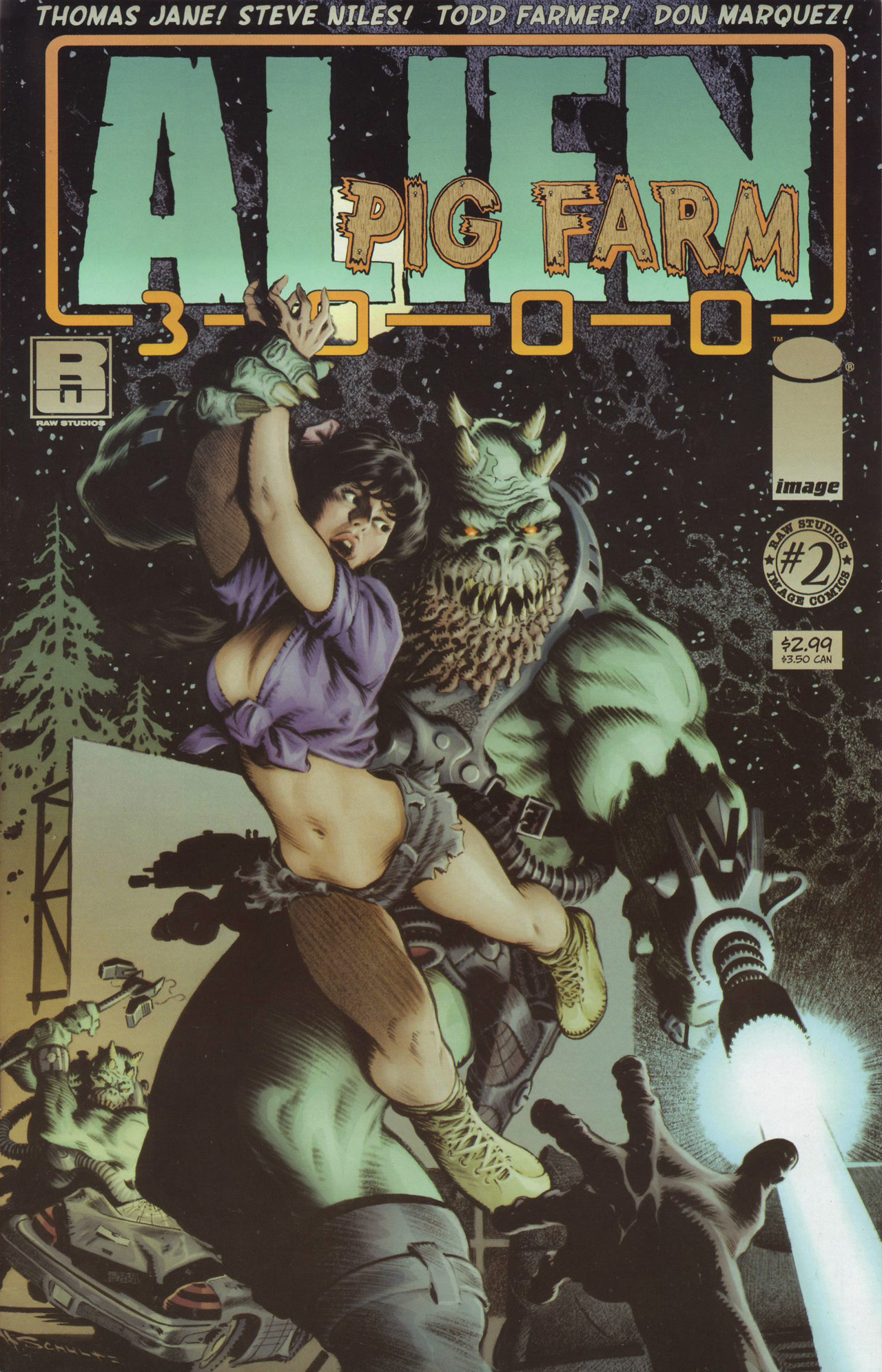 Read online Alien Pig Farm 3000 comic -  Issue #2 - 1