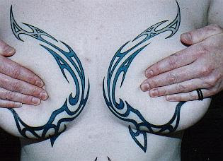breast tattoos