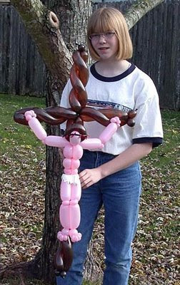 Jesus made from Balloon