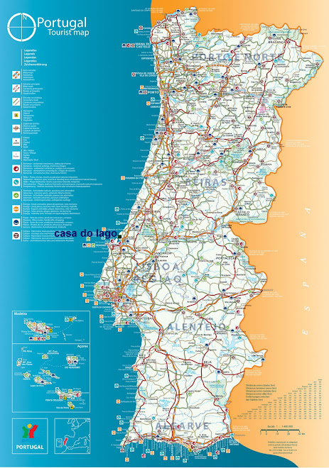 map of portugal