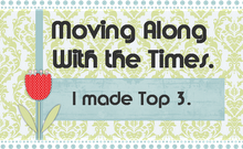 I Made Top 3 at Moving Along With the Times
