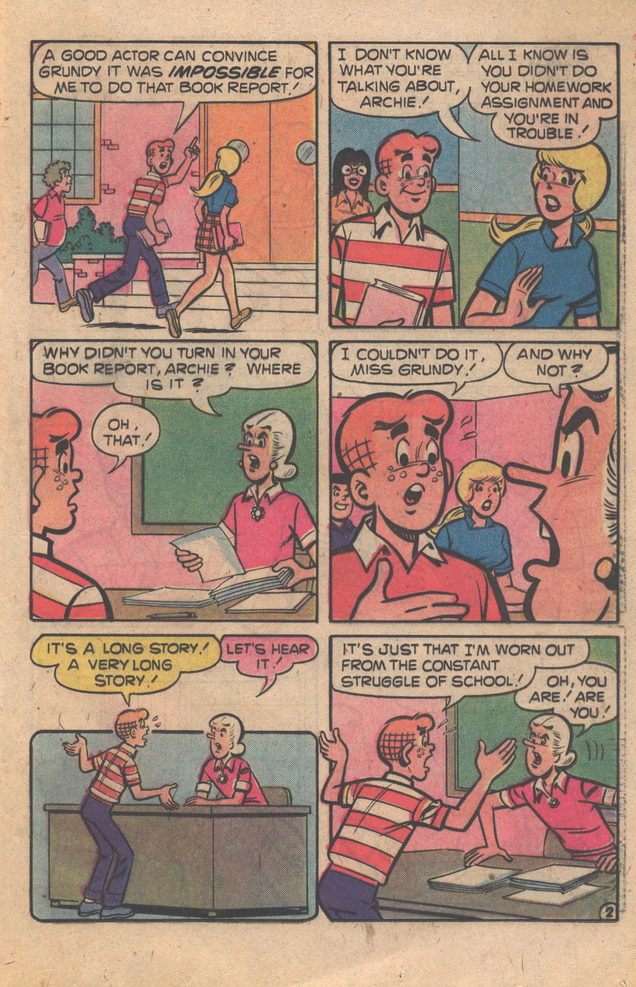 Read online Archie at Riverdale High (1972) comic -  Issue #64 - 21