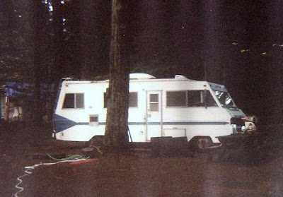 RV in Eagles Cliff campground Washington