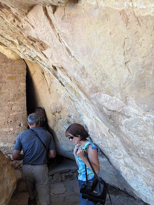 Entering Balcony House Mesa Verde National Park Colorado