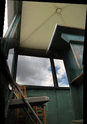 Inside North Rim lookout tower North Rim Grand Canyon National Park Arizona