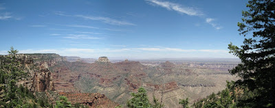 View northeast Cape Final trail North Rim Grand Canyon National Park Arizona