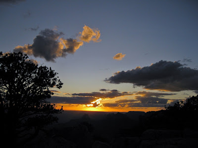 Sunset from Cape Royal North Rim Grand Canyon National Park Arizona