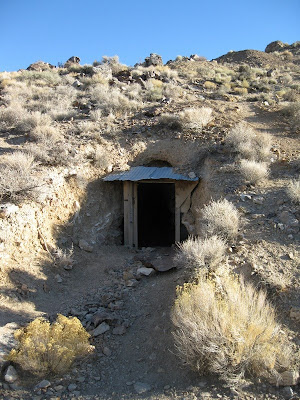 Mine entrance Eureka mine Death Valley National Park California