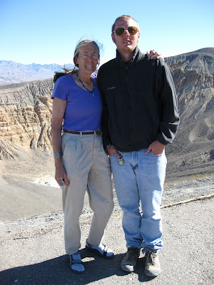 Gaelyn and Jeremy at Ubehebe Crater Death Valley National Park California