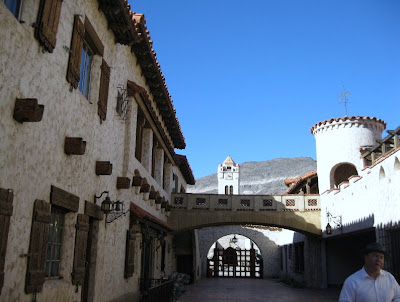 Courtyard Scotty's Castle Death Valley National Park California