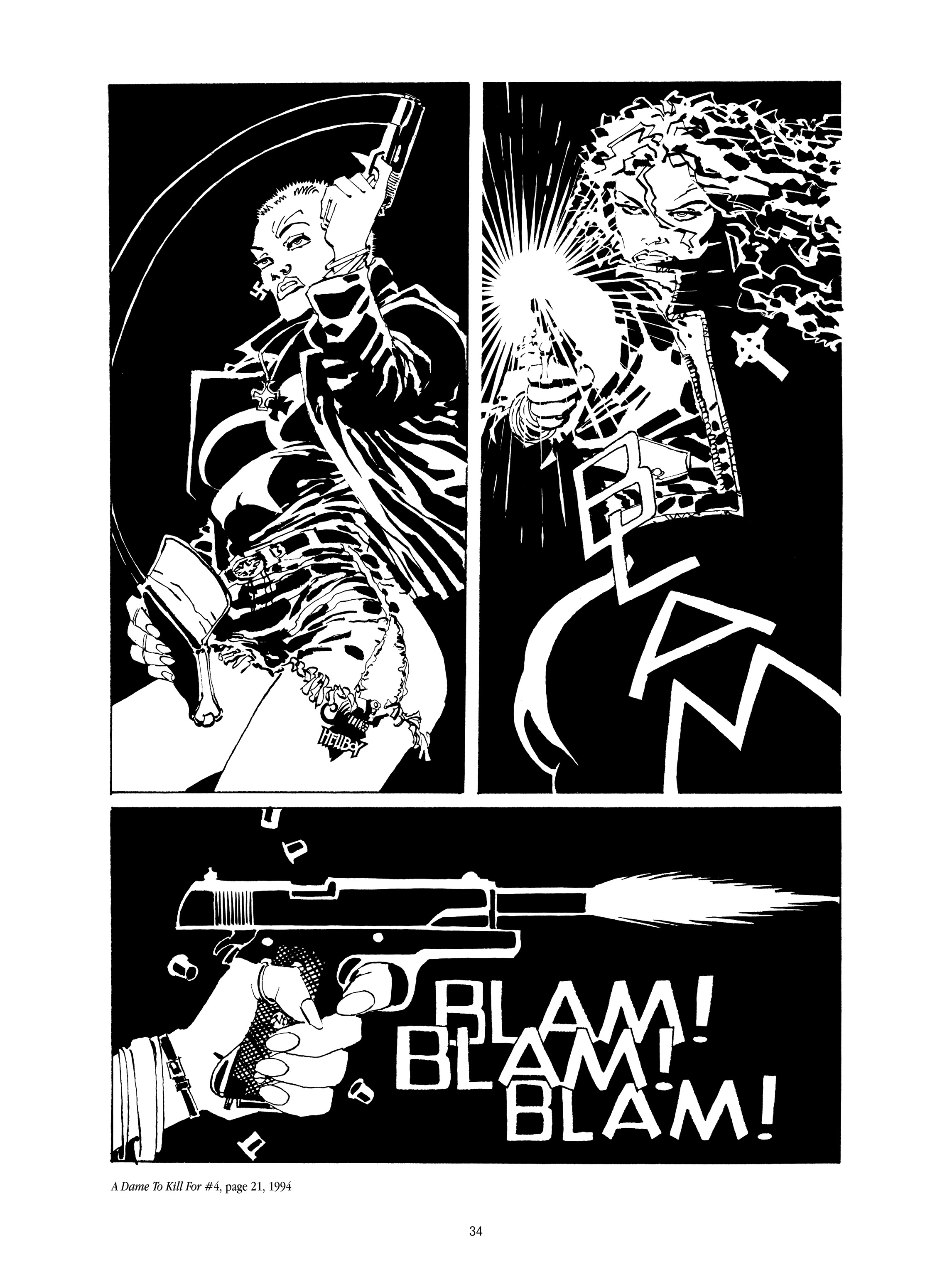 Read online Frank Miller: The Art of Sin City comic -  Issue # TPB - 38