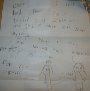 7 Year Old's Letter to a Friend 