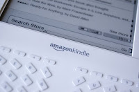 close up view of Amazon Kindle