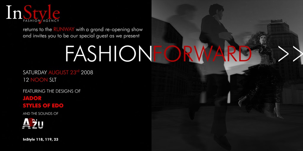 Blunt Fashion Sense: Fashion Show Invitation