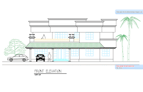Kerala Villa Elevation Kerala Villa Elevation