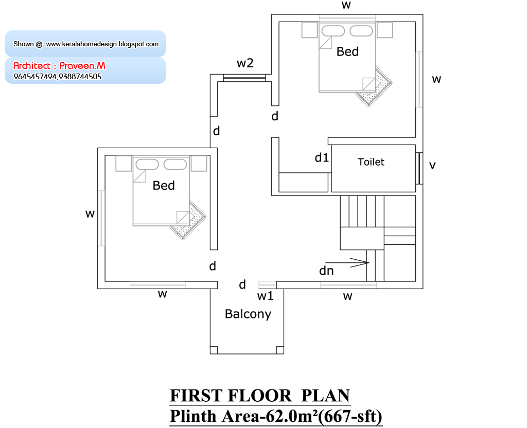  Kerala  Home  plan  and elevation 1800 Sq  Ft  home  appliance