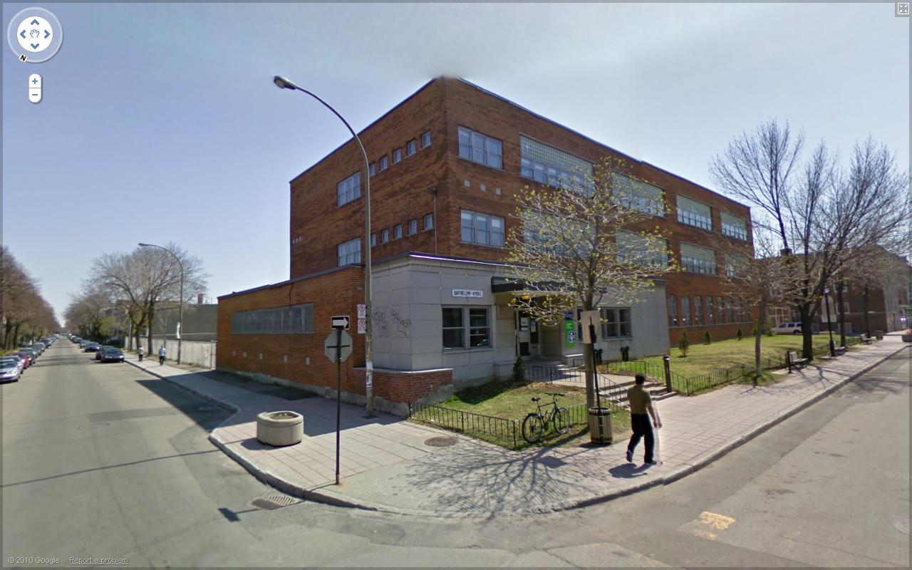 Montréal Through Google Maps Street View Écoles primaires de Montréal