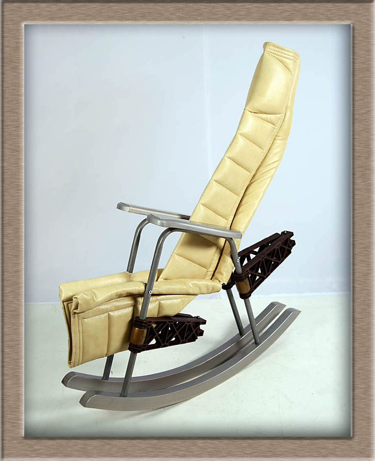 Кресло качалка из ковки