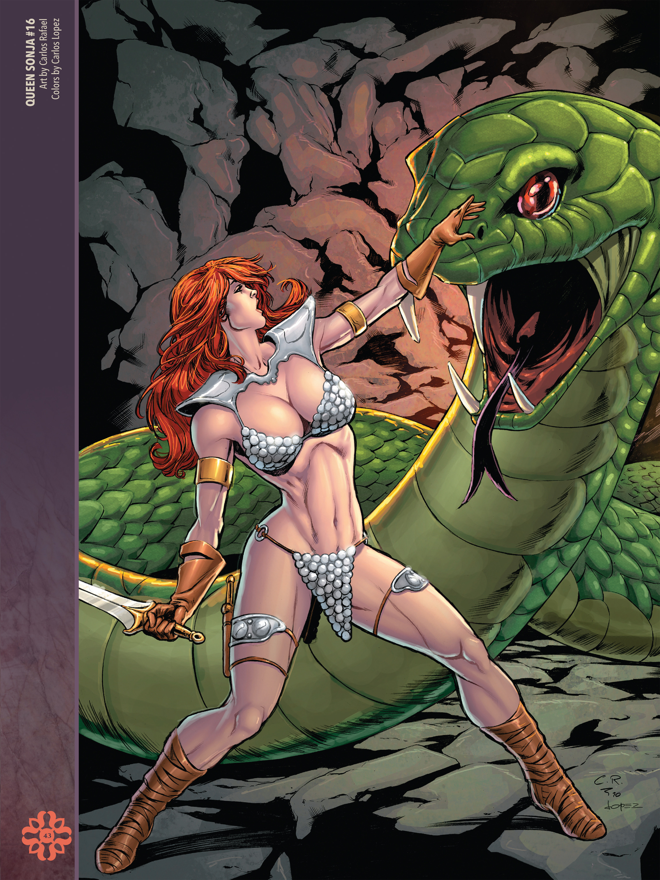 Read online The Art of Red Sonja comic -  Issue # TPB 2 (Part 1) - 43