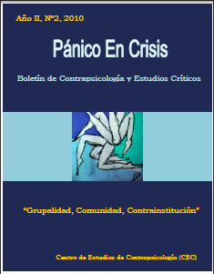 Revista Pánico en Crisis: boletín de contrapsicología y estudios críticos