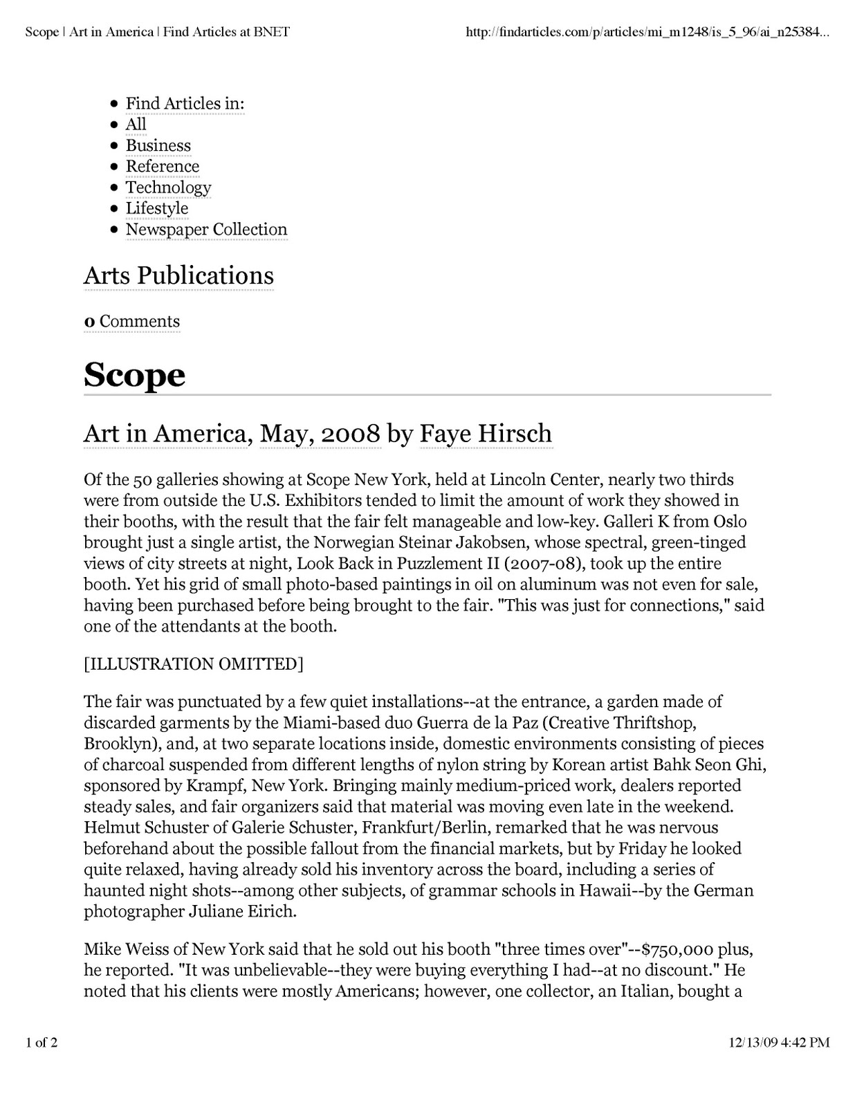 scope with document 2 scope associated with posting 2