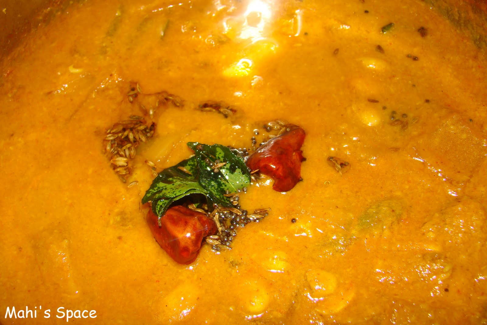 Sprouted Soy Bean kuzhambu Mahi's Kitchen