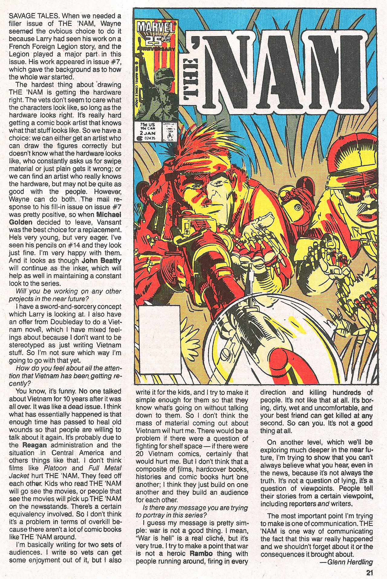 Read online Marvel Age comic -  Issue #58 - 22