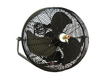 Black 18" Mist fan