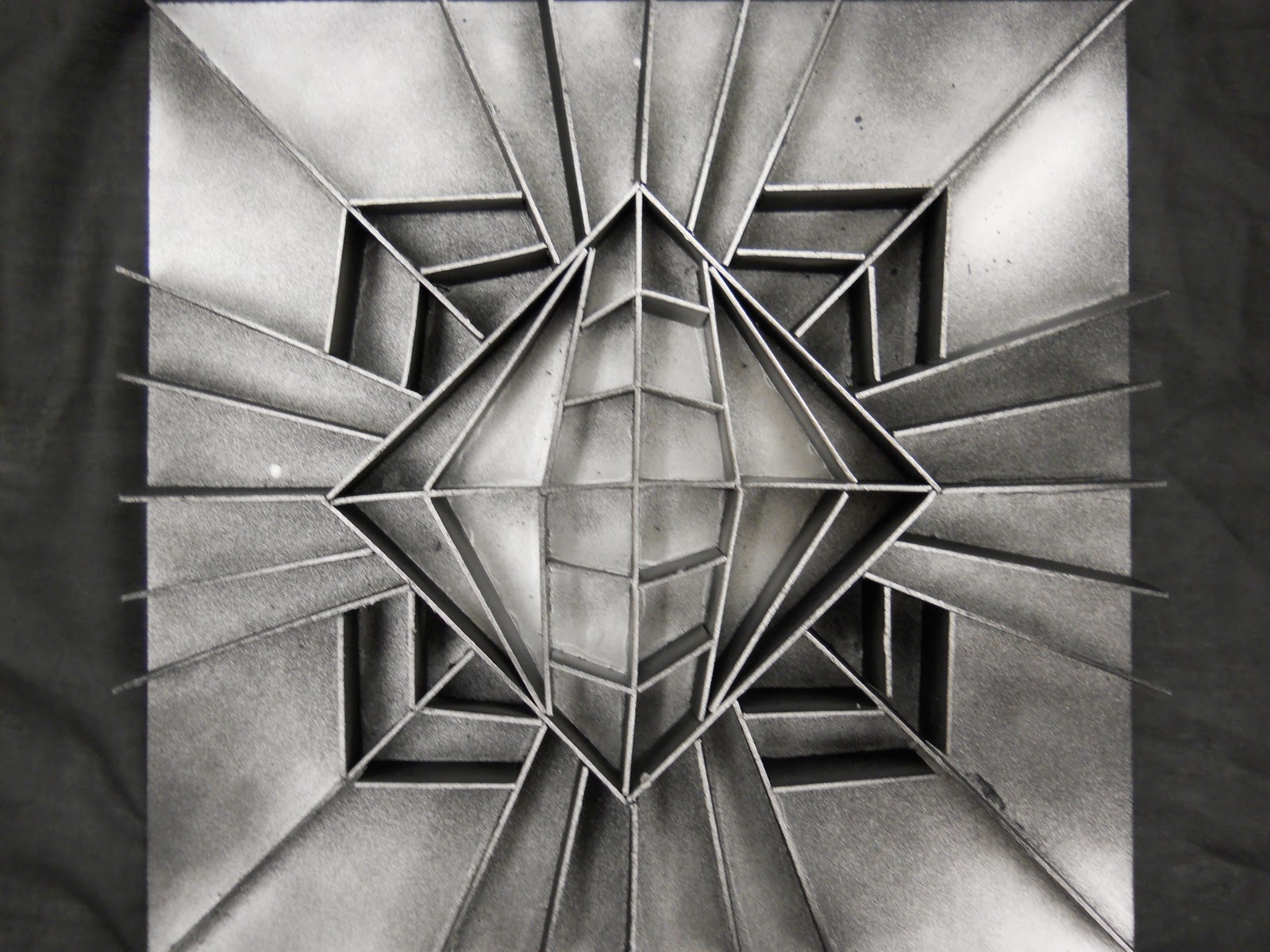 BHS Fine Arts Space: Relief Sculptures