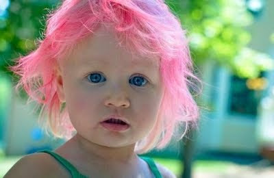 Eletryc Ray Blog: Crianças com Cabelo Coloridos
