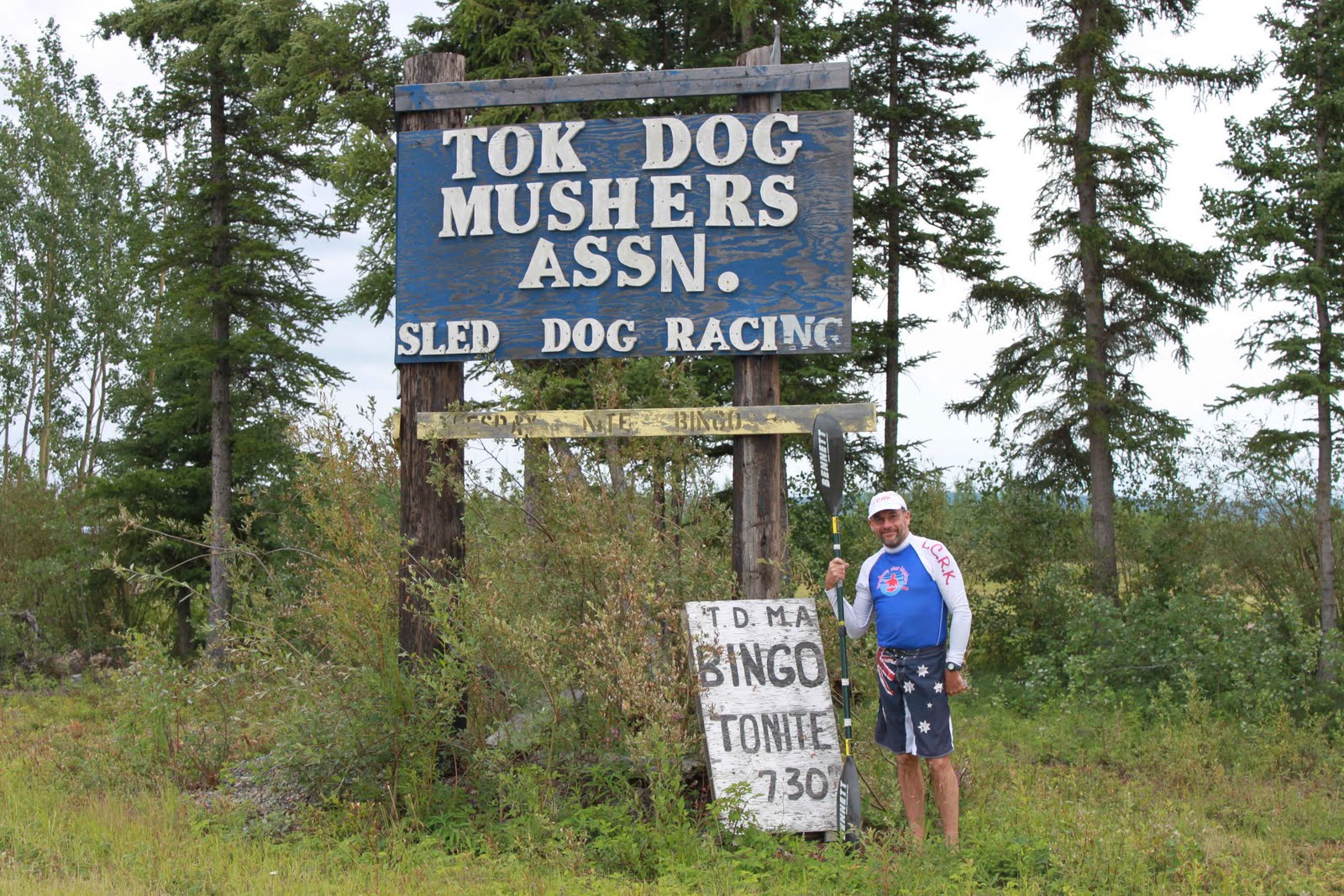 TOM SIMMAT Arrived TOK Alaska