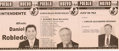 PUEBLO NUEVO: boleta de Intendente, Concejales y Juez de Paz de General Pico (2003)