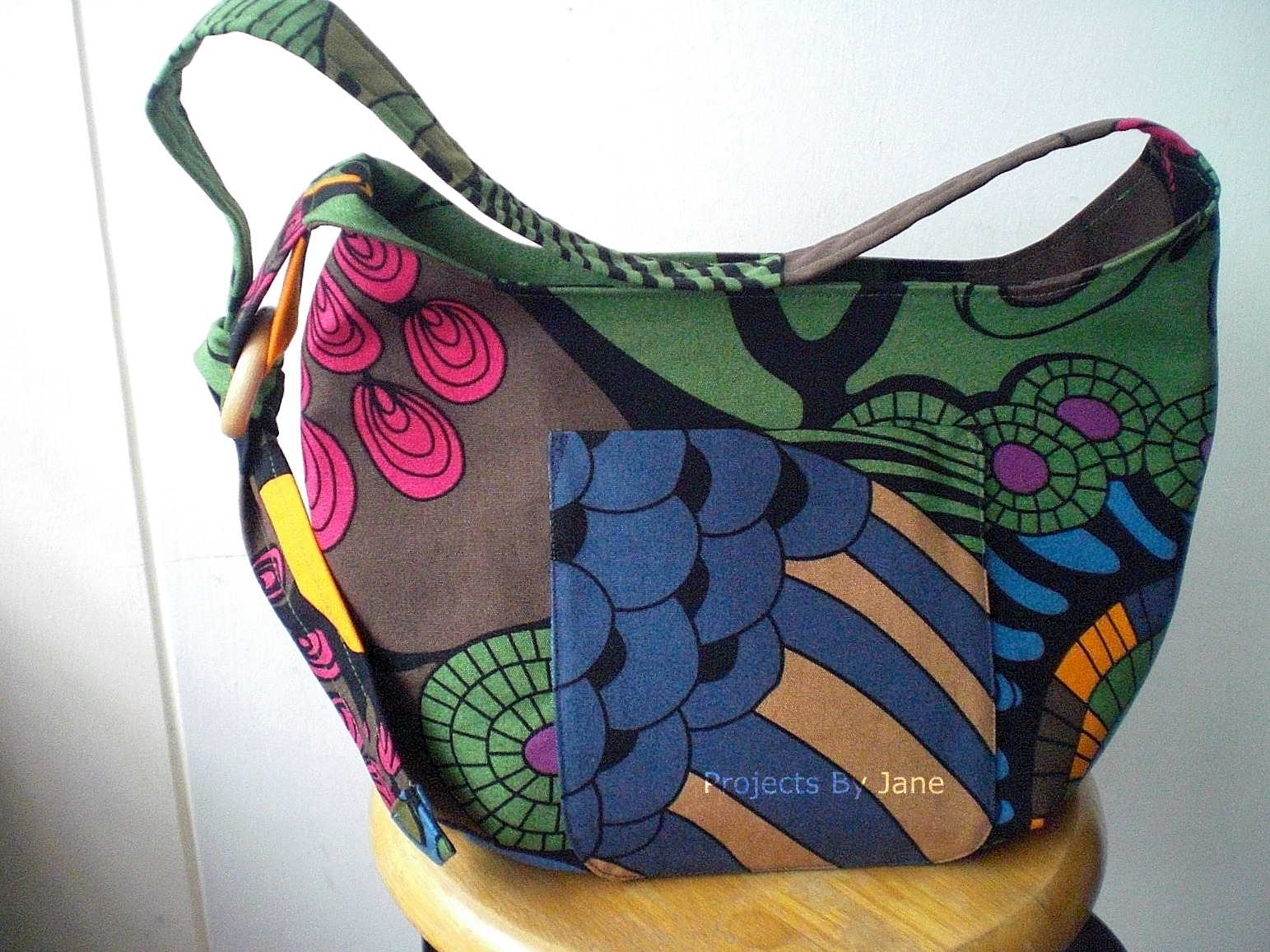 The One Wooden Ring Bags Projects by Jane