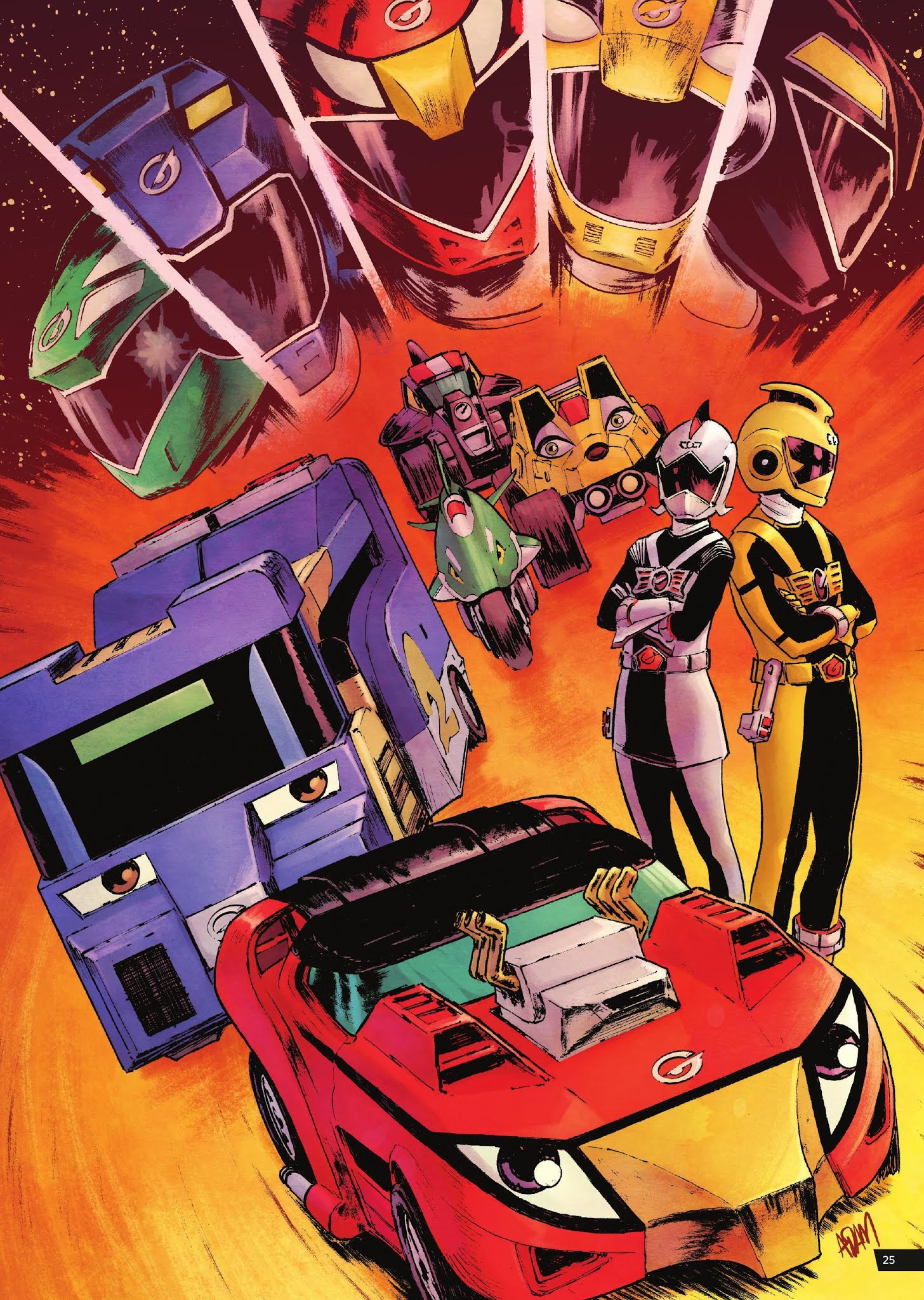 Read online Saban's Power Rangers Artist Tribute comic -  Issue # TPB - 24