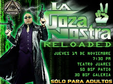 La Goza Nostra: Única Función. Jueves 19 de Noviembre - 7:30 p.m. - Teatro Juares