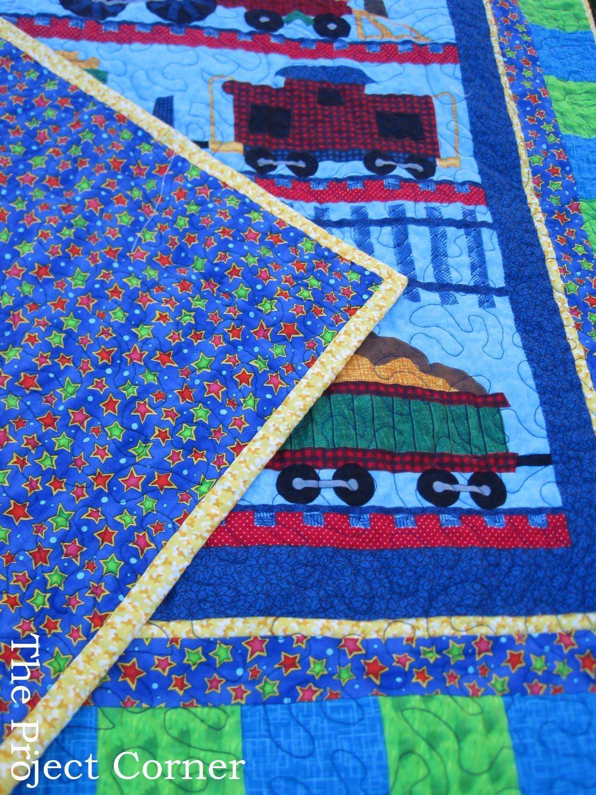 Printable Train Quilt Pattern