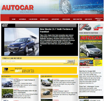 majalah otomotif online
 on Majalah Otomotif AUTOCAR Versi Online -