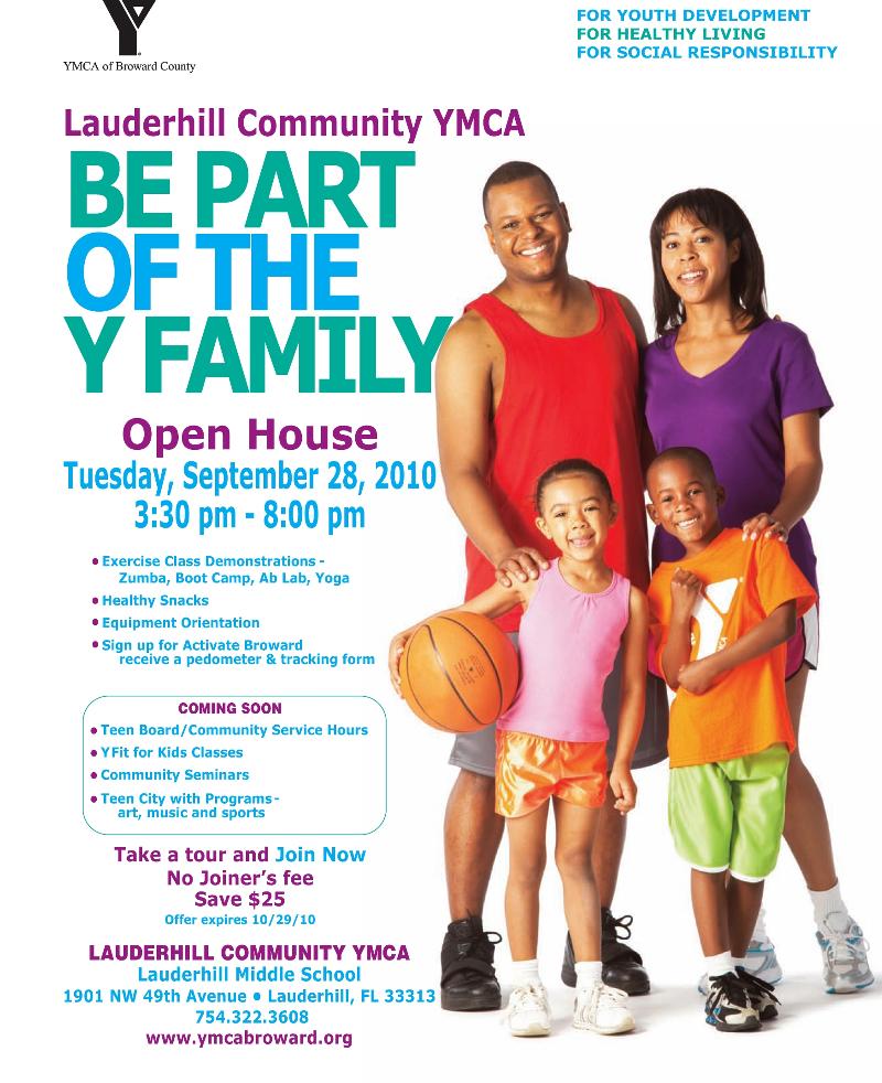 eLauderhill News: Lauderhill YMCA Open House