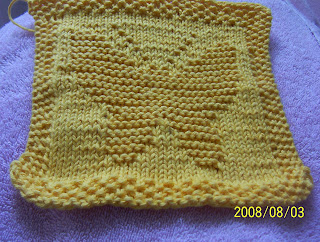Free Knitting Pattern - Blackberries Dishcloth from the Dishcloths