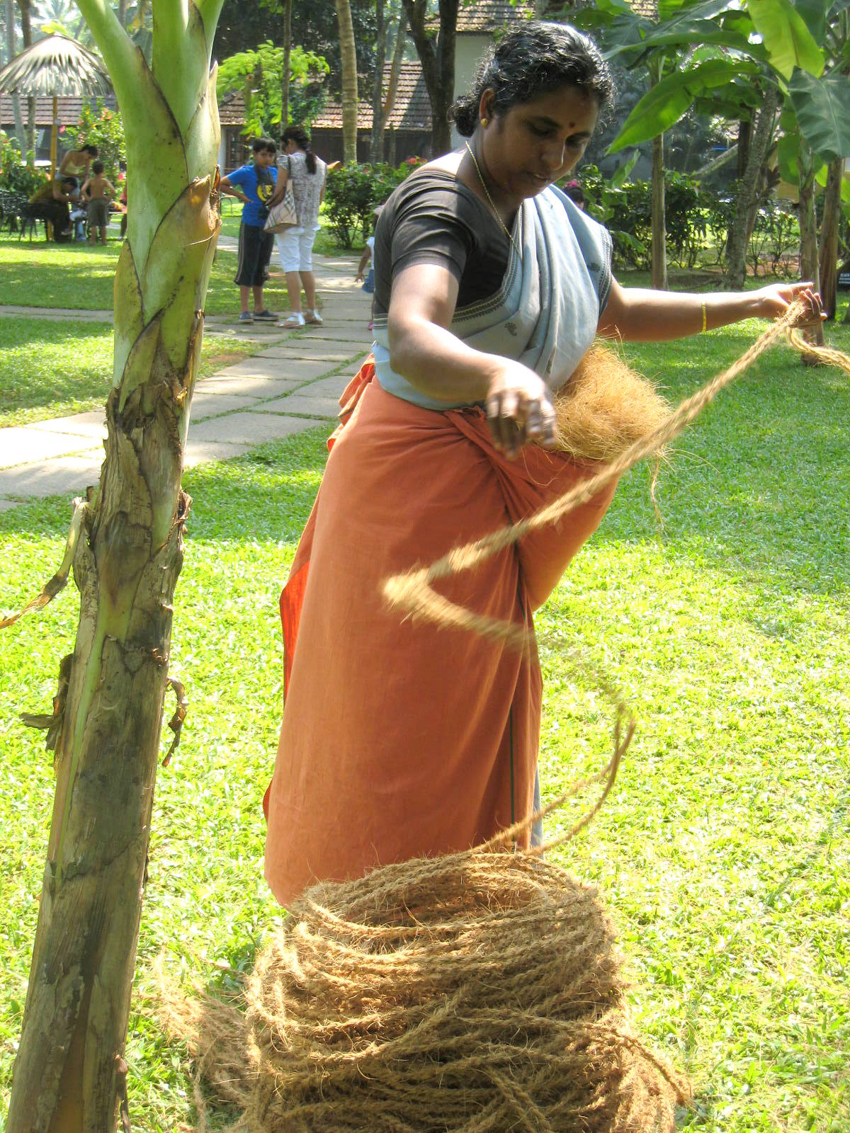 Keats The Sunshine Girl Coir rope making Kerala