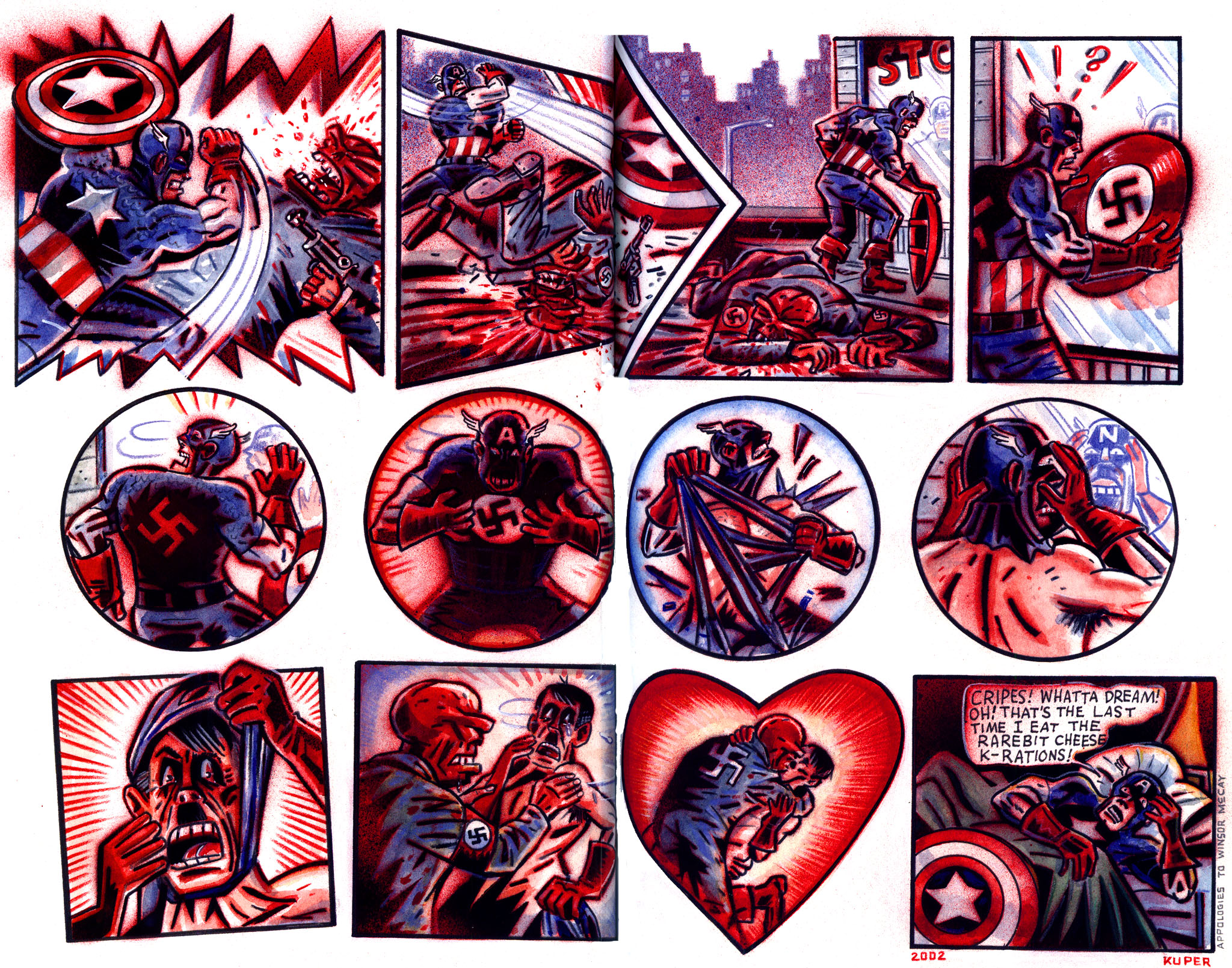 Read online Captain America: Red, White & Blue comic -  Issue # TPB - 41